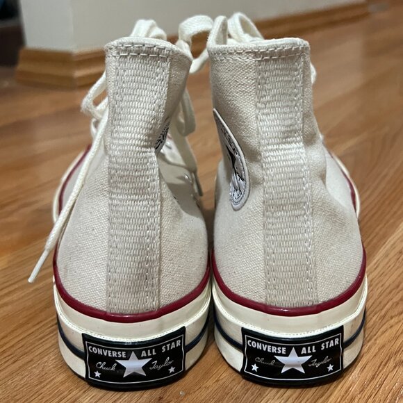 Converse Chuck 70 Vintage Canvas High Top Sneakers, Cream - Women’s 6.5 / Men’s - Picture 5 of 8